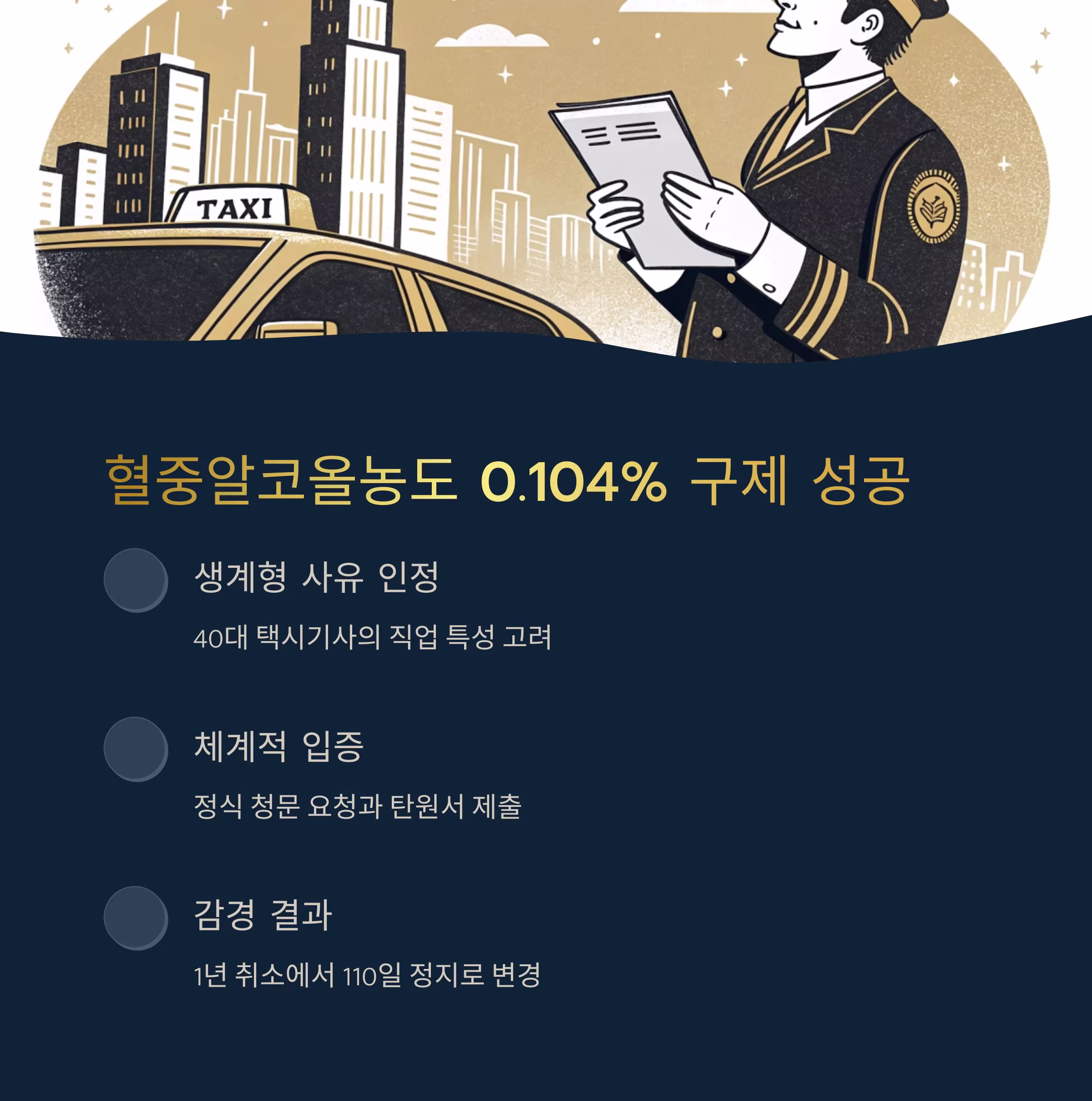음주운전 면허 구제, 성공사례로 배우는 실전 전략